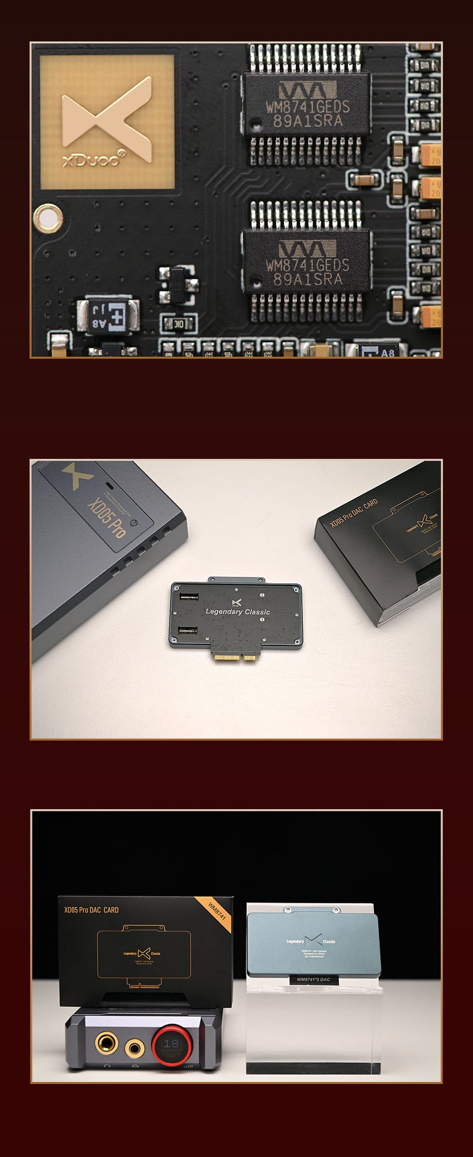 【5月15日発売】WM8741DACカード(XD05PRO専用)